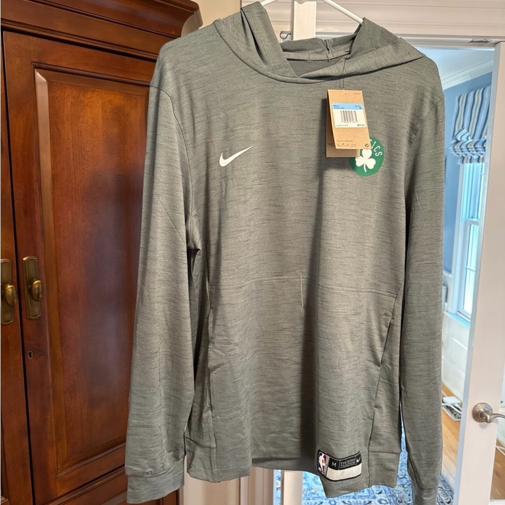 Nike Gray Men's Sweater with Logo